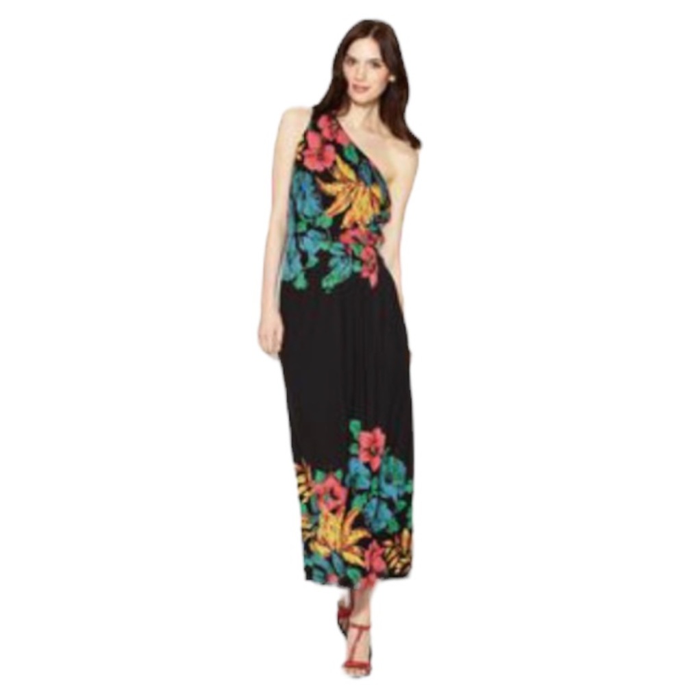 Marc by Marc Jacob Black One  Shoulder Maxi dress Size S